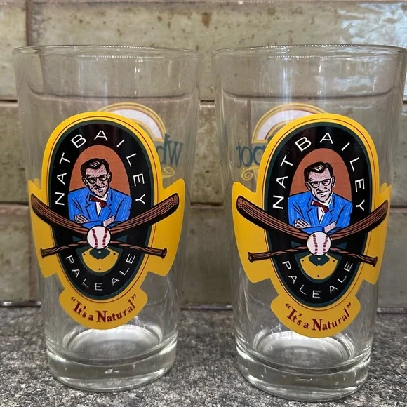 White Spot Nat Bailey Pale Ale Glass Set - Picture 3 of 6